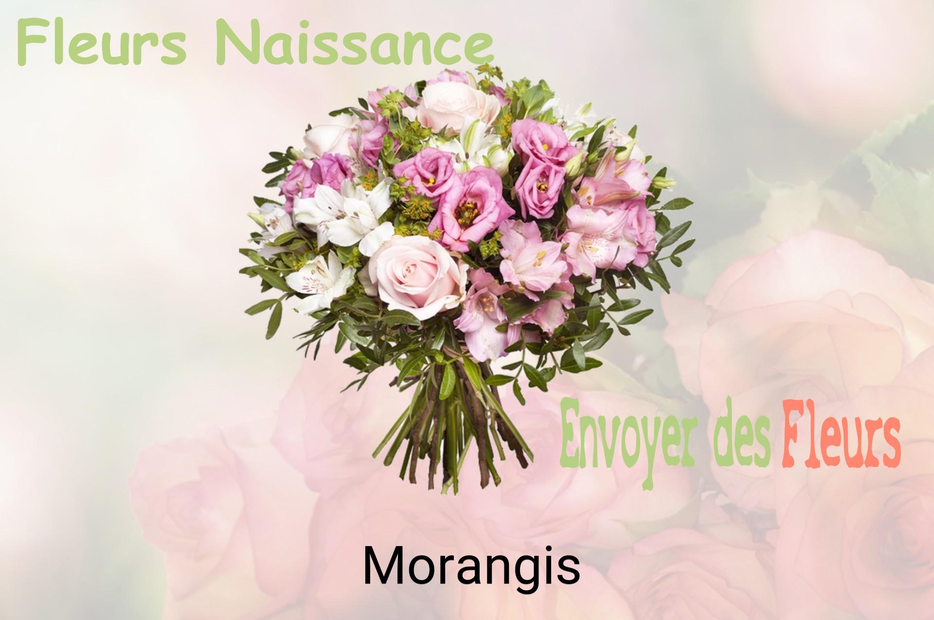 Bouquet de fleurs de naissance livré à Morangis